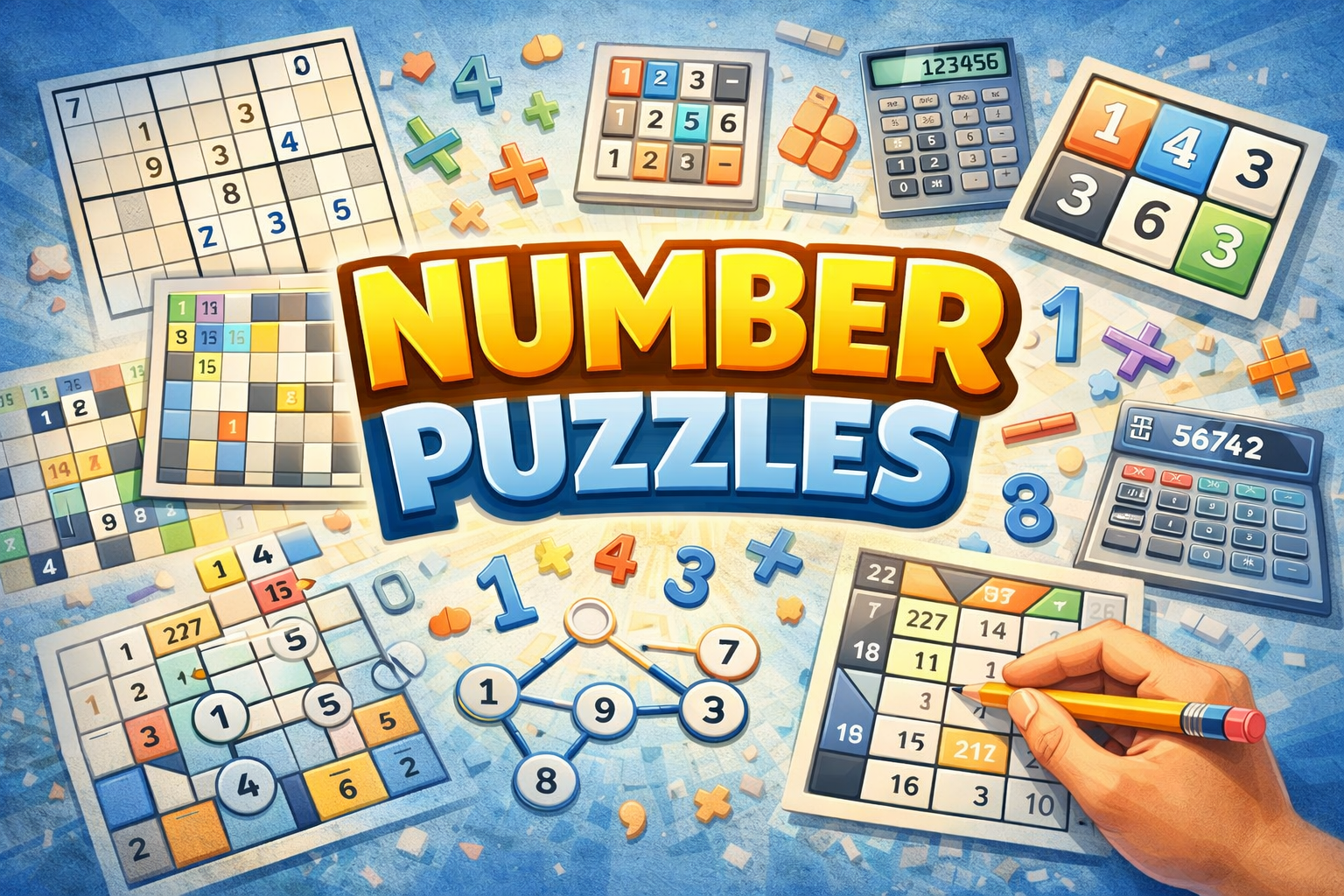 Number puzzles online — free number puzzles to play in your browser